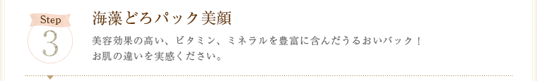 海藻どろパック美顔